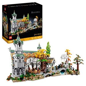 Lego 10316 Icons Le Seigneur des Anneaux : Fondcombe, Construisez la Vallée de la Terre du Milieu, Set Fête des Mères avec 15 Minifigurines incluant Frodon, Sam et Bilbon Sacquet (Exclusivité Amazon) - Publicité