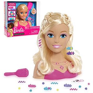 Grandi Giochi Barbie, Tête à Coiffer Basic, 20 pièces incluses, Jouet pour enfants dès 3 ans, GIOCHI PREZIOSI, BAR28 - Publicité