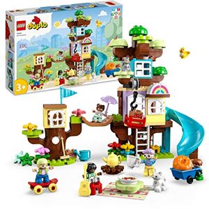 Lego 10993 Duplo La Cabane dans l’Arbre 3-en-1, Jouet Éducatif pour Enfants Dès 3 Ans, Filles et Garçons, avec 4 Figurines Animaux, des Briques et Toboggan - Publicité