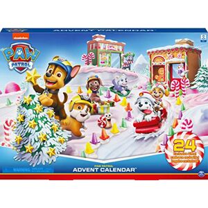 Paw Patrol La Pat' Patrouille 6059302 Jeu enfant Calendrier de l'Avent Figurines Noël - Publicité