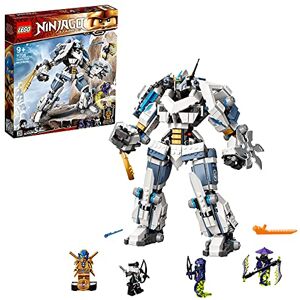 Lego 71738 Ninjago Le Robot de Combat Titan de Zane, Jouet de Construction Ninja avec Figurines Jay en Or et Guerriers Fantômes, pour Garçons et Filles - Publicité