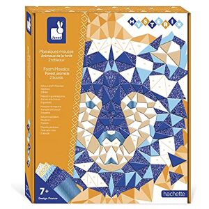 Janod Coffret Mosaïque Enfant Animaux de la Forêt Mysterix Kit Loisir Créatif Enfant 2 Tableaux à Réaliser Autocollants Mousse Motricité Fine et Concentration Dès 7 Ans, J07974 - Publicité