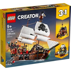 Lego 31109 Creator Le Bateau Pirate, 3-en-1, Kit de Construction pour Enfants de 9 Ans et Plus 1264 Pièces - Publicité