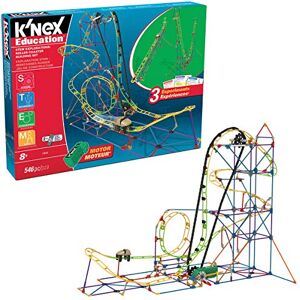 Basic Fun Kit de construction STEM Explorations Roller Coaster, K’NEX Education, , 77078, kit d’apprentissage STEM de 546 pièces, jouets de construction pour garçons et filles à partir de 8 ans - Publicité