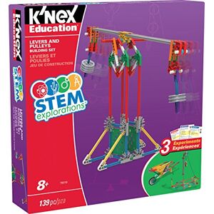 Basic Fun Kit de construction STEM Explorations and Pulleys, K’NEX, , 79319, jouets de construction et kits de science de 139 pièces, jouets de construction pour garçons et filles à partir de 8+ - Publicité