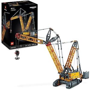 Lego 42146 Technic La Grue sur Chenilles Liebherr LR 13000, Kit de Construction, Engin de Chantier Télécommandé avec l'Application Control+, Inclut Un Système de Treuil, Modélisme pour Adultes - Publicité