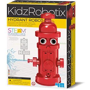 4M KidzRobotix   Robot Hydrant   Construisez Un Joli Robot Hydrant   Apprenez la mécanique des Pompes à Eau   pour Les Enfants à partir de 8 Ans - Publicité