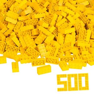 Simba 104118917 Ensemble de Blocs de Construction Blox 8 500 Pièces Jaune - Publicité