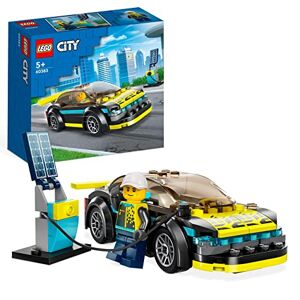 Lego 60383 City La Voiture de Sport Électrique, Jouet pour Garçons et Filles de 5 Ans, Set de Voiture de Course, avec Minifigurine de Pilote, Idée Cadeau - Publicité