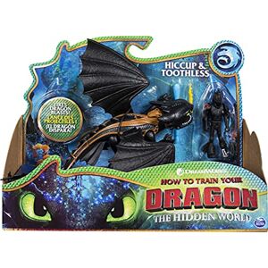 Dreamworks Dragons Dragons 3 6053476 Jeu enfant Figurine d'Action Pack Dragon & Viking Harold & Krokmou Film Dragons 3 Le Monde Caché - Publicité