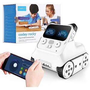 Makeblock Codey Rocky Robot Programmable Enfant, Jouet Robot de Codage Compatible avec Scratch et Python, Jouets Stem Robots Éducatifs pour Garçons et Filles de 6 Ans+ - Publicité