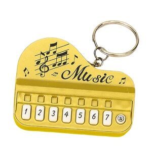 Sharplace Petit clavier électronique porte-clés piano clavier pendentif porte-clés accessoires piano porte-clés pour les amateurs de musique pianiste adultes, auréé - Publicité