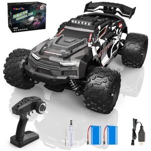 Kizeefun Voiture Télécommandée 2,4 GHz High Speed Voiture RC Buggy Radiocommandée 40 km/h avec Lumières 1:18, 4WD Voiture Rapide Tout Terrain Jouet Garcon pour Cadeau Enfant Adulte - Publicité