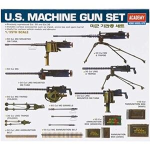 Academy 01384 US WW2 Machine Gun Set 1:35 - Publicité