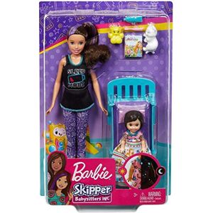 Barbie Mattel-  Baby Sitter, MALFHY97, Multicolore - Publicité