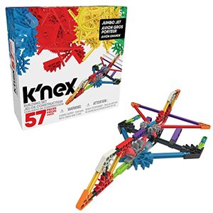 Basic Fun Kit de construction Imagine Jumbo Jet, K'NEX, , 17022, 57 pièces, jouet de construction coloré pour enfants, jouet d'avion à offrir pour garçons et filles de 5 à 10 ans - Publicité