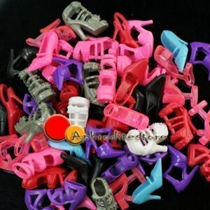 fat-catz-copy-catz Lgking Supply Lot de 12 paires de chaussures pour poupée Barbie Différentes couleurs - Publicité