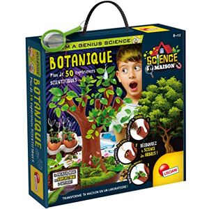 Liscianigiochi LISCIANI I'm A Genius Science A La Maison Botanique Plus de 50 expériences scientifiques sur les arbres et plantes Kit Jardinage pour enfants Fabriqué en Italie Jeu éducatif 8,10,12 ans - Publicité