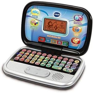 VTech Ordi Genius Kid Noir, Ordinateur Enfant avec Écran Rétroéclairé, 20 Activités et Jeux Évolutifs, Jouet Éducatif, Cadeau Enfant de 3 Ans à 7 Ans Contenu en Français - Publicité