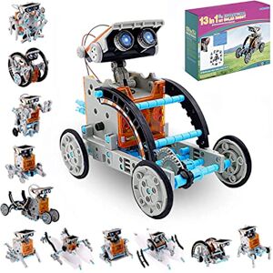 COOZI Robot éducatif 12 en 1 STEM à énergie Solaire – Jouet de Construction STEM de 190 pièces pour garçons et Filles   Kit STEM Jouets de Construction   Cadeau éducatif à Faire soi-même alimenté par - Publicité