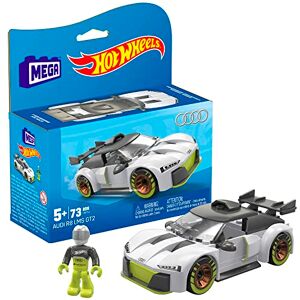 MEGA Hot Wheels Hot Wheels Audi R8 LMS GT2 Coffret de Construction avec 73 pièces et 1 Mini-Figurine de Pilote, Cadeau pour Enfants à partir de 5 Ans Jouet Enfant, Dès 3 Ans, HKF93 - Publicité