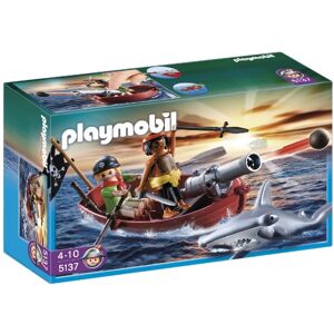 Playmobil 5137 Jeu de construction Barque des pirates avec requin-marteau - Publicité