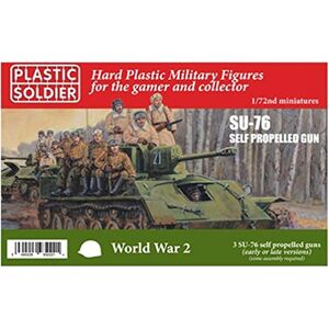 Plastic Soldier Soldat en plastique 1/72 soviétique SU-76 autopropulsée type précoce / type tardif (trois pièces de véhicule) plastique PSCWW2V20030 - Publicité