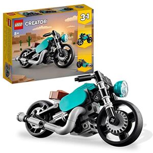 Lego 31135 Creator 3-en-1 La Moto Ancienne, Jouet Transformable en Véhicules Classique et de Rue, et en Voiture de Dragster, Jeu pour Enfants, Garçons et Filles - Publicité