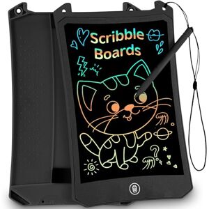 PINKCAT Tablette D'ecriture LCD 8,5 Pouces, Jouet Enfant 2 3 4 5 6 7 8 Ans Tablette pour Ecrire Cadeaux Garçon Filles Jeux Exterieur Enfants Effacable Ecran Dessin Enfant Noir Toys Toddlers - Publicité