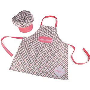 Janod J06582 Macaron Apron + Chef Hat, Pink, One Size - Publicité