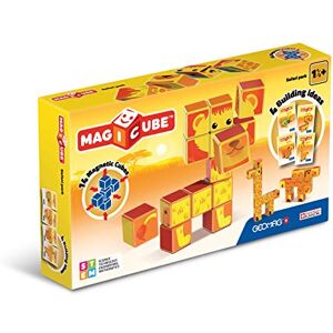 Geomag MagiCube 135 Safari Park- Constructions Magnétiques et Jeux Educatifs, 14 Cubes Magnétiques - Publicité