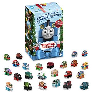 Thomas & Friends Fisher-Price Thomas et ses Amis Calendrier de l'Avent de Chicalor avec Mini-Figurines, 24 trains et véhicules miniatures, Jouet Enfant, Dès 3 ans, HHY82 - Publicité