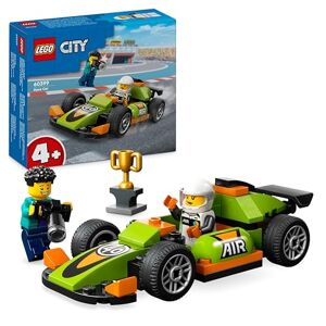 Lego City La Voiture de Course Verte, Jouet pour Garçons et Filles Dès 4 Ans, avec Photographe et Pilote 60399 - Publicité