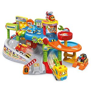 VTech Tut Tut Bolides, Mon Premier Garage Interactif avec Camion Éthan Pro de la Dépanne, Garage Voitures Enfant, 9 Zones Magiques, Cadeau Garçon et Fille de 1 An à 5 Ans Contenu en Français - Publicité