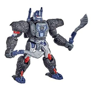 Transformers Generations War for Cybertron Robot Voyager Optimus Primal 17,5 cm Jouet Transformable 2 en 1 - Publicité