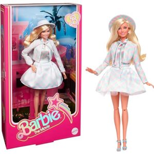 Barbie Le Film Poupée Mannequin Articulée avec Tenue À Carreaux Ensemble 3 Pièces, avec Chapeau Et Veste Assortis, Inspirée du Film, À Collectionner, Jouet Enfant, HRF26 - Publicité