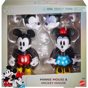 Mattel Disney Lot de 100 figurines de collection Mickey et Minnie Mouse, tête et mains interchangeables, doux - Publicité