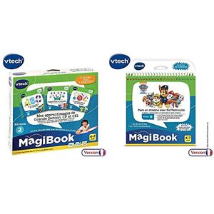 VTech Livre MagiBook Mes apprentissages de Grande Section, CP & CE1 Pack de 3 Livres, Livres éducatifs & Paw Patrol Magibook-La Pat' Patrouille, 480205 - Publicité