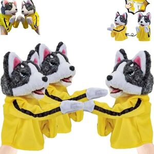 EHOTER Kung Fu Puppet Husky Dog Toy, Jouet De Marionnette à Main Boxing Dog, Poupée en Peluche Chien De Boxe, Jouet Interactif Délicat Cadeau pour Enfants (3 pièces) - Publicité