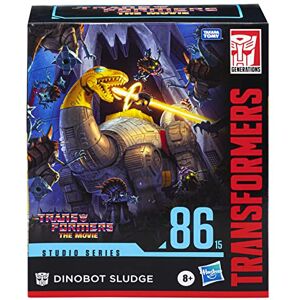 Transformers Studio Series 86-15, Figurine Dinobot Sludge 1986 de 21,5 cm de Les Le Film, Classe Leader, dès 8 Ans - Publicité