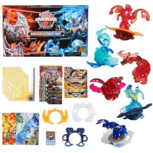 BAKUGAN Ultimate 6-Pack, Special Attack Dragonoid, Nillious, Mantid et Octogan, Figurines articulées Personnalisables Qui tournent, Jouets pour garçons et Filles à partir de 6 Ans - Publicité