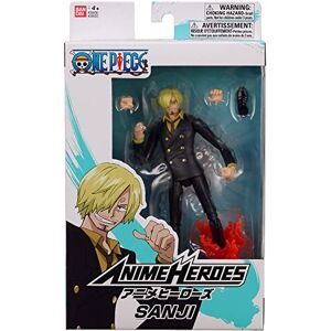 Bandai Anime Heroes One Piece Figurine Anime heroes 17 cm Sanji 36933 - Publicité