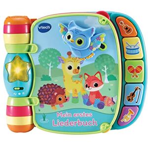 VTech Baby Mon Premier Livre de chansons – Livre coloré avec 6 Pages et éléments Mobiles pour Jouer, écouter et Chanter – pour Les Enfants de 6 à 36 Mois - Publicité