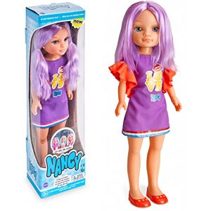 Nancy , Un Jour de Couleur, poupée 42 cm, Cheveux Violet et Tenue colorée, Jouet pour Enfants dès 3 Ans, GIOCHI PREZIOSI, NAC041 - Publicité