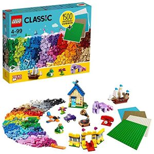 Lego 11717 Classic Briques et Plaques à Gogo, Jeu de Construction pour Filles et Garçons +4 ans avec Roues, Fenêtres, Portes - Publicité