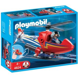 Playmobil 4824 Jeu de construction Hélicoptère de pompier - Publicité