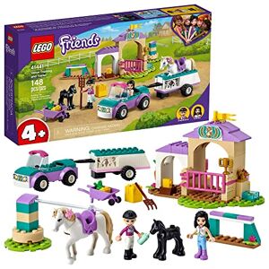 Lego Friends Horse Training and Trailer 41441 Building Kit Friends Stephanie and Emma and 2 Animals; New 2021 (148 Pieces) - Publicité