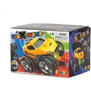 Smoby FleXtreme Voiture de Course Jaune Effets Lumineux Carrosserie Clipsable et Interchangeable Piles Incluses 180907WEB - Publicité