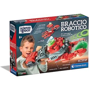 Clementoni Science Robotics Robot Mécanique, Armure de Bras pour Enfants, Robotique, Jeu Scientifique 8 Ans-Made in Italy, Couleur Italien, 19360 - Publicité