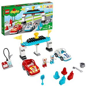 Lego DUPLO Town Race Cars 10947 Cool Car-Race Building Toy; Imaginative, Developmental Playset for Toddlers and Kids; New 2021 (44 Pieces) - Publicité